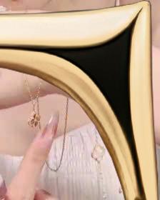 Triple Clover Bracelet Set – Elegant Rose Gold & Mother of Pearl Flower Charm Bracelets for Women