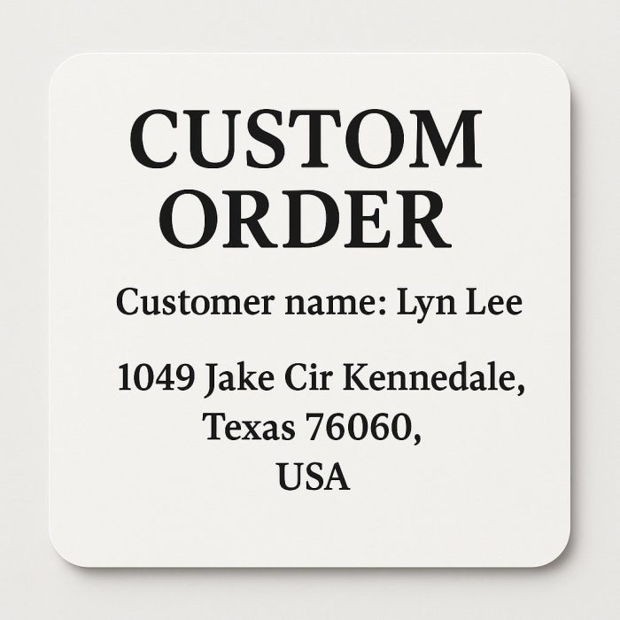 Custom Order